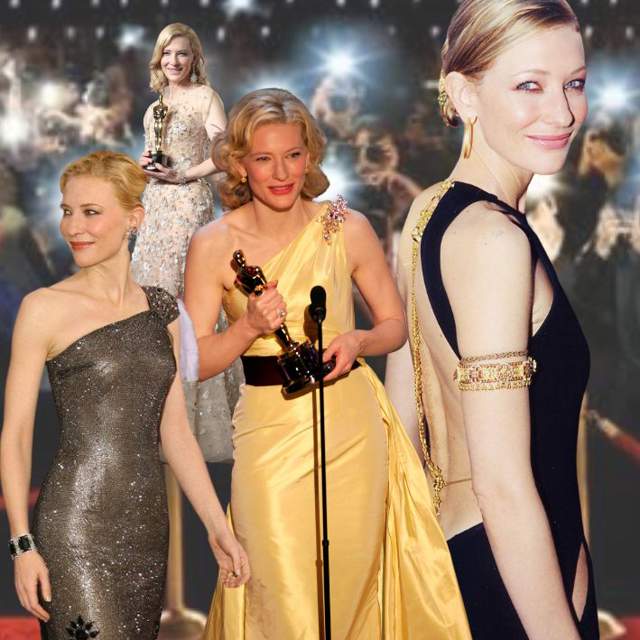 Los mejores looks de Cate Blanchett en la historia de los Premios Oscar: transparencias, pedrería y tul